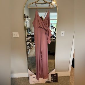 Pink formal jumpsuit
